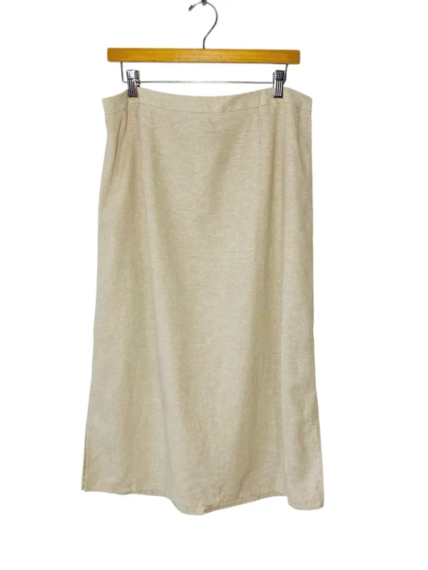 OLD NAVY Linen Blend Midi Skirt - Image 2