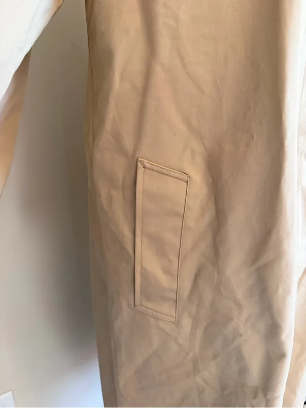 NWT Varley Robyn Oversized Car cotton twill Coat A line shape size xxs - Image 9