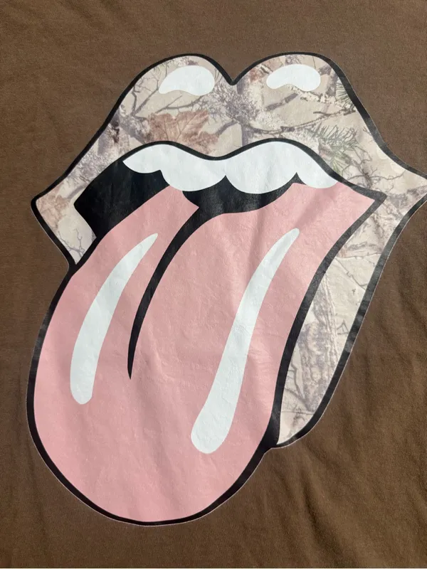 Comfort Colors Espresso Graphic Tee with Camo Tongue Design - Image 4