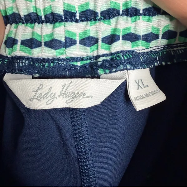 NWOT Lady Hagen Off to the Races Retro Geo‎ Active Skort Green Multi XL Golf - Image 5