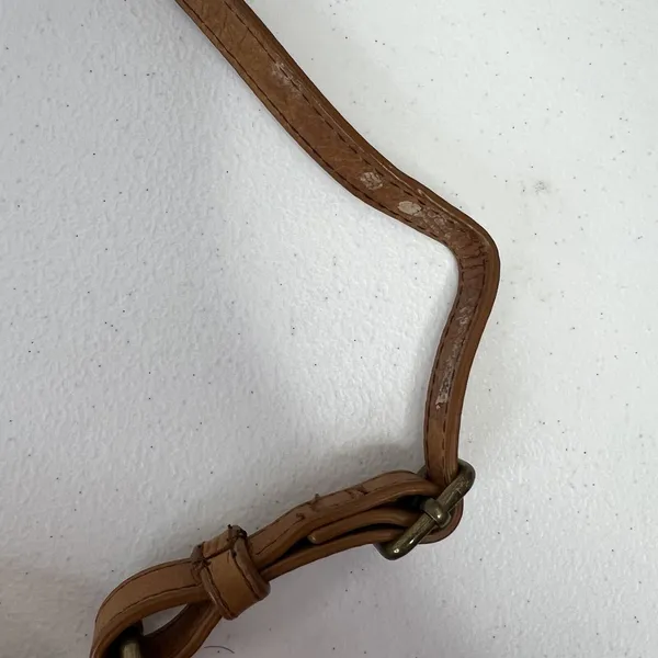 Margot Adelle Versatile Hobo Purse Brandy Brown Leather Crossbody‎ Shoulder Bag - Image 7