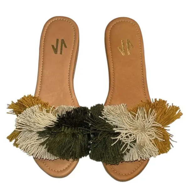Silvia Cobos Slip on Sandals(Size 6M) Yellow - Image 2