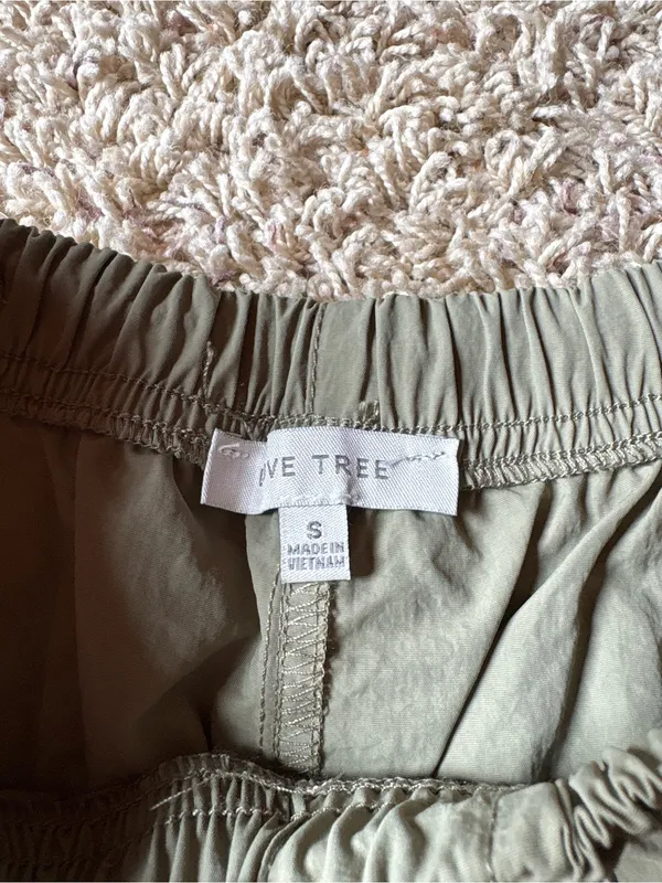 Love Tree Olive Green Wide-Leg Pull-On Pants - Image 2