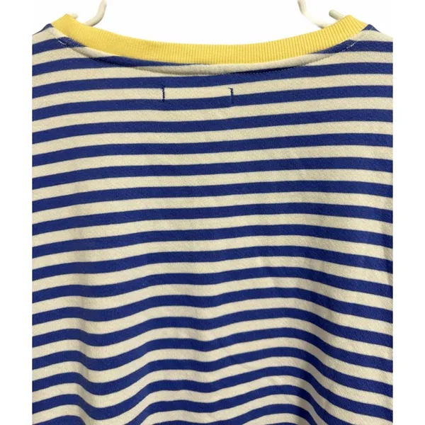 We The‎ Free x Free People Classic Striped Crew Cobalt Combo Women's Size XL - Image 4