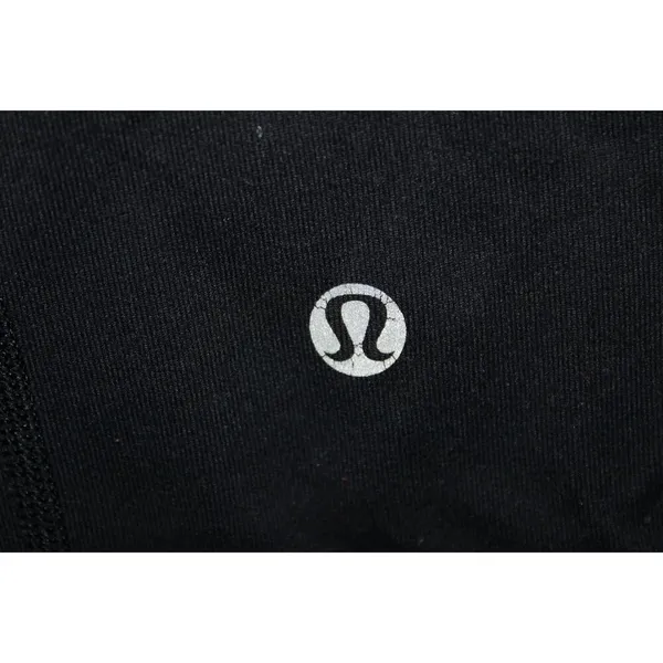 Womens Lululemon Skinny Will Pants Black Drawstring Pockets Leggings Size 2 - Image 3