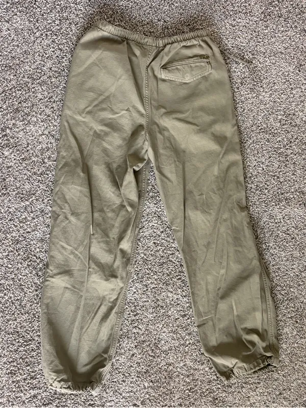TNA Olive Green Drawstring Joggers - Image 9