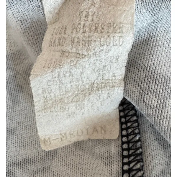 Vintage Y2K Try Gray & Black Floral Print V-Neck Stretchy Tank Top - Image 7