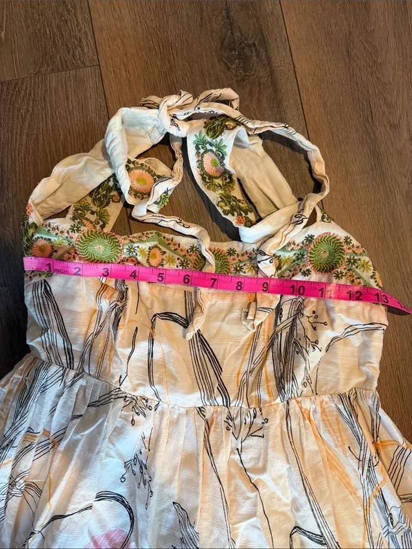 Anthropologie Square Neck Floral Maxi Dress - Image 8