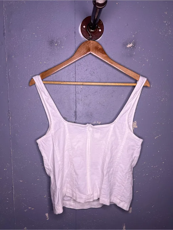 BDG LINEN MIX PRAIRIE CAMI - XL - Image 5