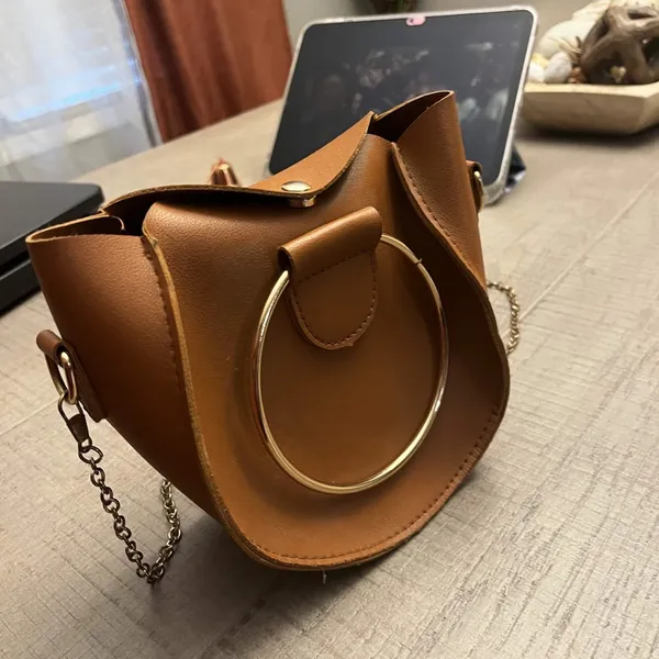 Tan Crossbody Small Purse - Image 4