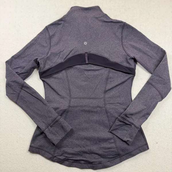 Lululemon Define Jacket Women’s Size 8 Heathered Purple Full Zip - Image 4