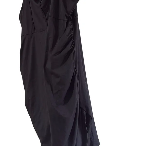 Cider 4XL Black Bodycon Side Ruched Stretchy Mini Cocktail Dress LBD Sexy‎ NWT - Image 4