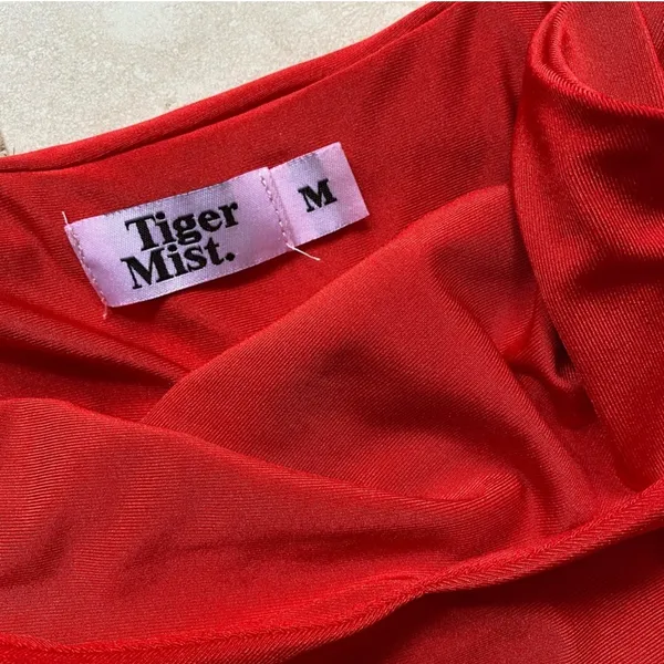 Tiger Mist Cheyenne Red Cut-out dress - Image 8