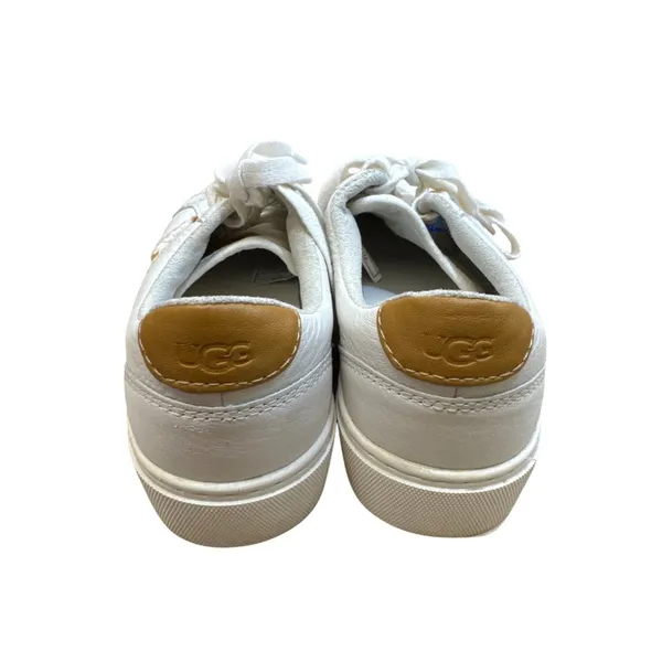 Ugg Womens White Brown Leopard Print Sneakers shoes Size 6 SKU8138 - Image 6