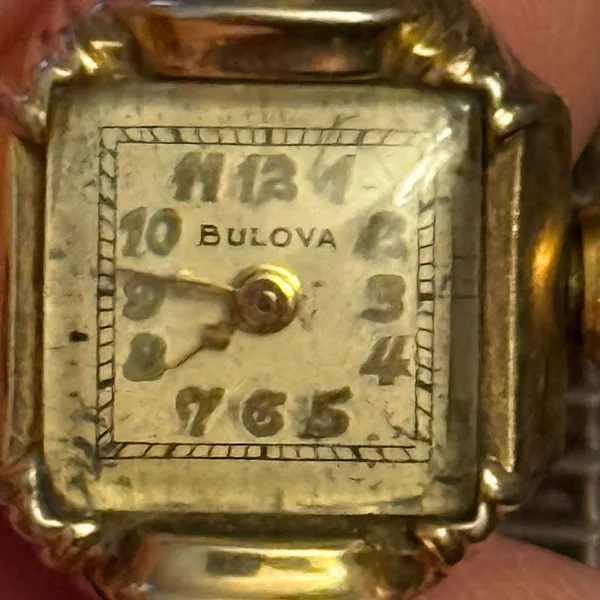 Vintage Bulova 10K gold filled mechanical windup watch - Image 7