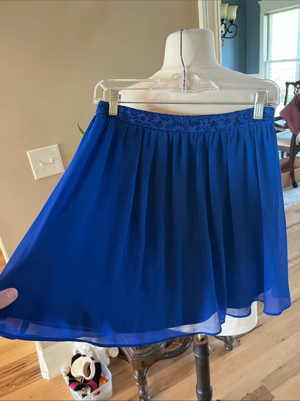 IN San Francisco Sem Formal Royal Blue Mini Skirt - Image 5