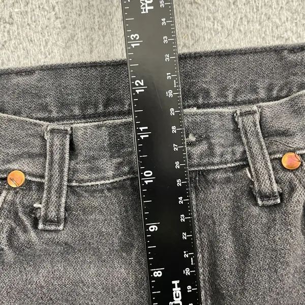 Wrangler 13MBKG Jeans Juniors 9 Black Stretch High Waisted Western Cowgirl Rodeo - Image 8