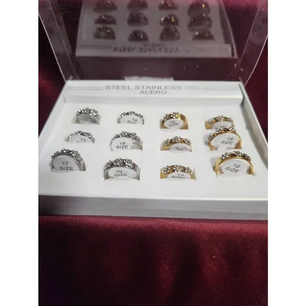 Stainless steel fashion ring. Price for one. - Image 6