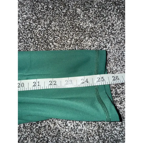 Berlook Leggings Womens Size L Evergreen Green High Waisted Side Pockets - Image 5