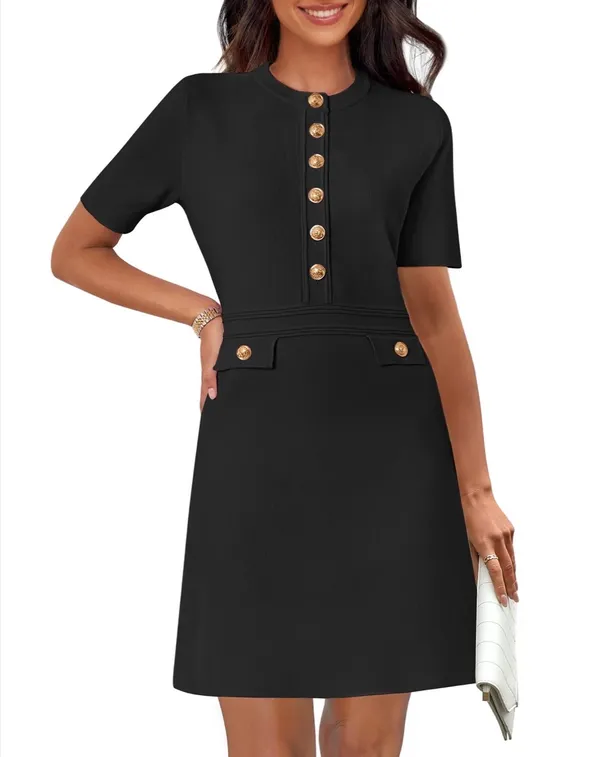 Merokeety Black Dress - Image 6