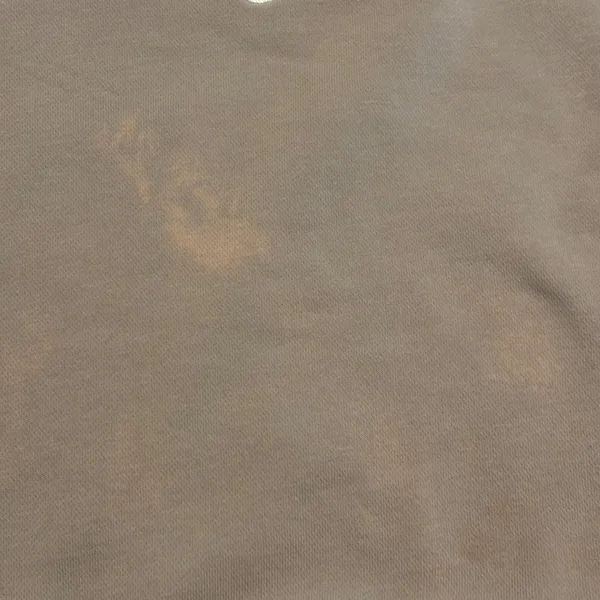 Nike Sweatshirt Womens Medium Taupe Oversized Cropped Embroidered Swoosh Fleece - Image 3