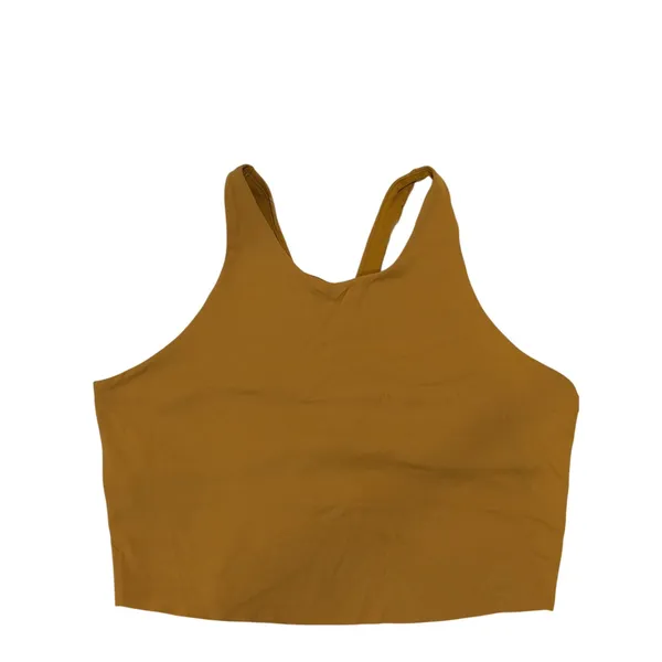 NIKE Mustard Tank Light Seamless Crop Athletic Top Womens Large NWOT - Image 8