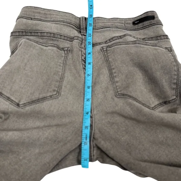 Pilcro (Anthropologie) Gray Mid-Rise‎ Skinny Jeans - Image 6