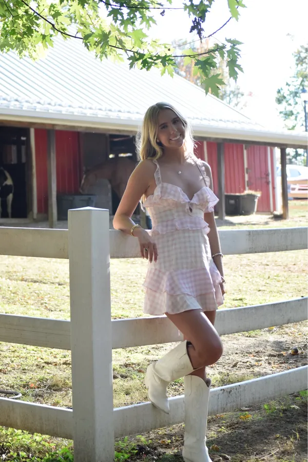For Love & Lemons Gingham Dress - Image 5