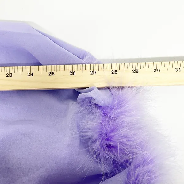 Bettie Page Playful Promises Womens‎ Lilac Feather Trim Lingerie Slip Dress US 6 - Image 11