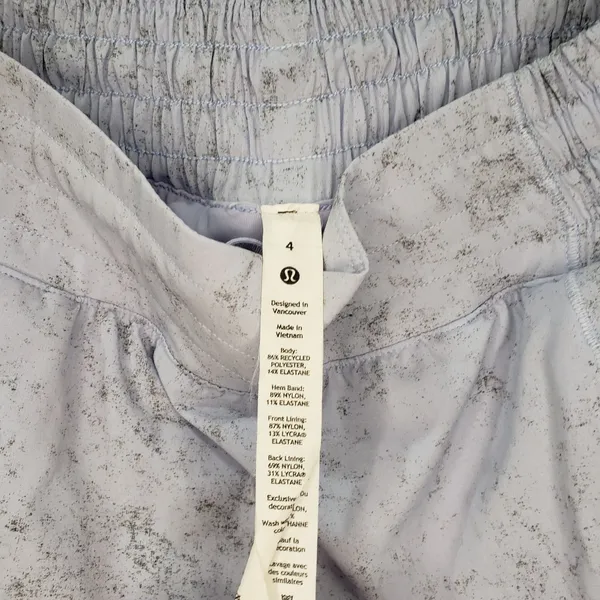 Lululemon Hotty Hot High Rise Skirt 4 Pastel Blue Gravel Dust Athletic - Image 5