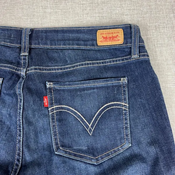 Levi's Jeans Womens 11 M Blue Medium Wash Slim Jegging Stretch Denim 5-Pocket - Image 15