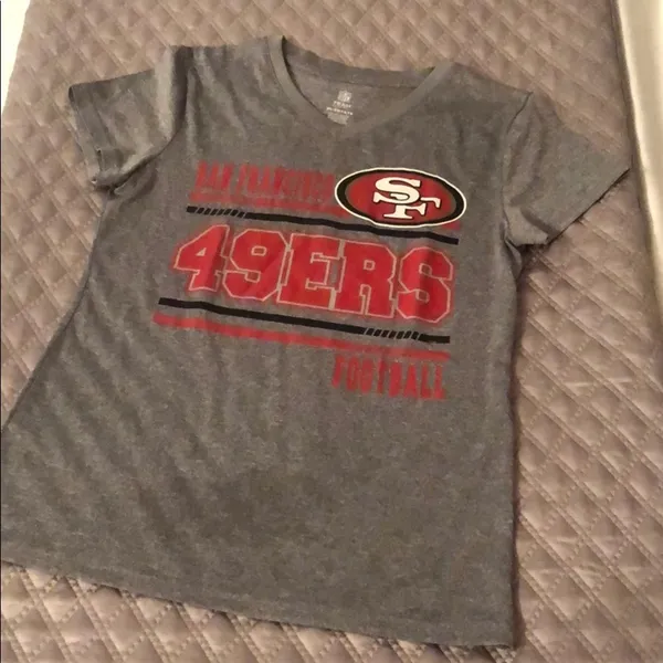 National Football League San Francisco 49ers grey athletic shirt - Image 2