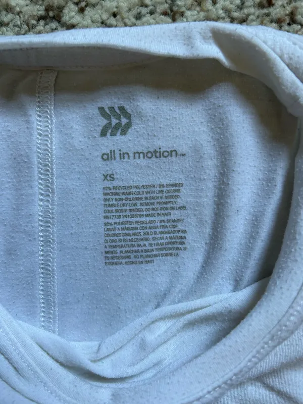All in Motion white tank top  - Image 4