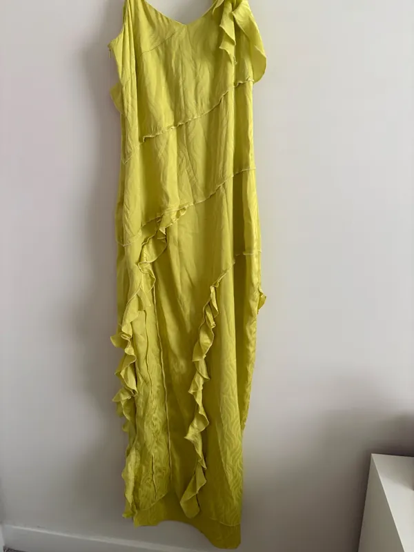 Sur Halo Women's Shyla Dress Maxi Length Yellow Size Small - Image 8