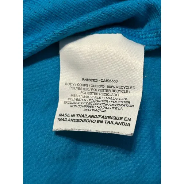Nike Long-Sleeved Workout Shirt Women's Plus Size 3X Blue Turquoise Athleisure - Image 4