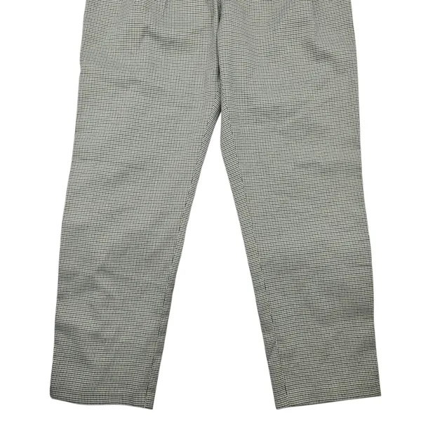 Frmz Gray Houndstooth Stripe Chic Office Work Formal KPop Preppy‎ Pants Large - Image 4