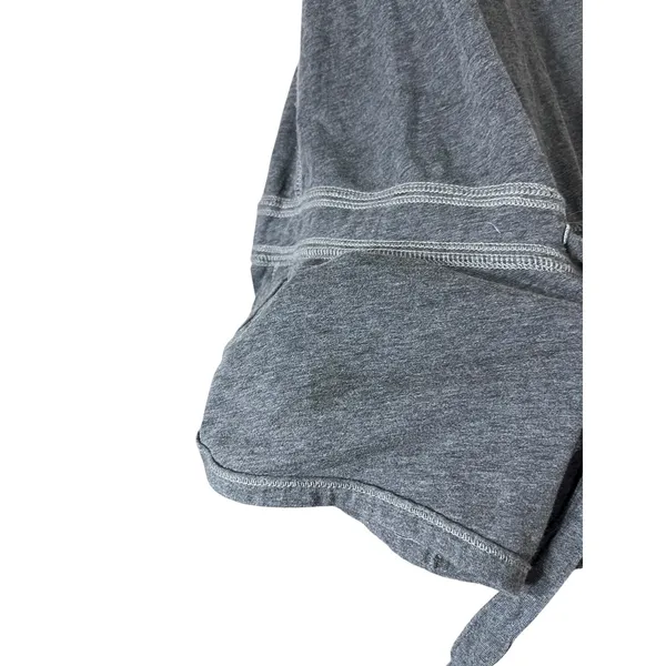 Hollister Y2K Gray Drawstring Romper Women's XS Sleeveless Cross Back‎ Casual - Image 4