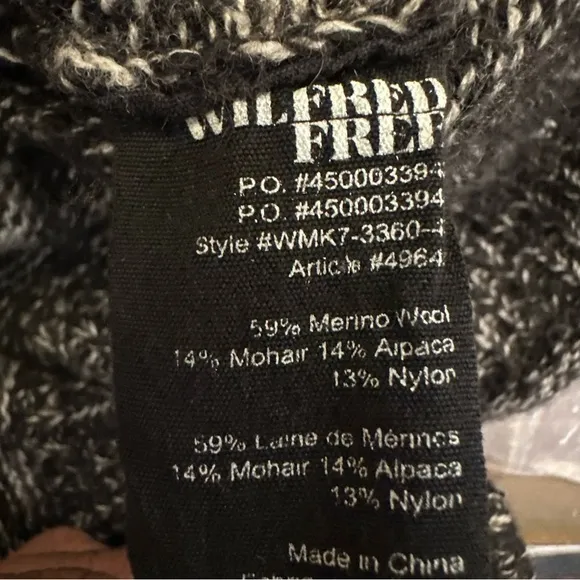 Aritzia Wilfred Free Alpaca Merino Wool Blend Cardigan‎ Sweater Size XS - Image 9