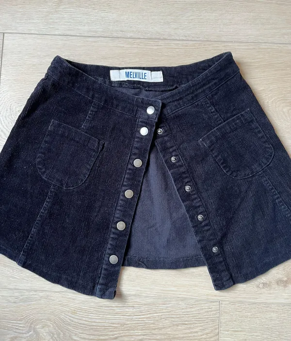 Brandy Melville Corduroy Button Up Skirt - Image 2