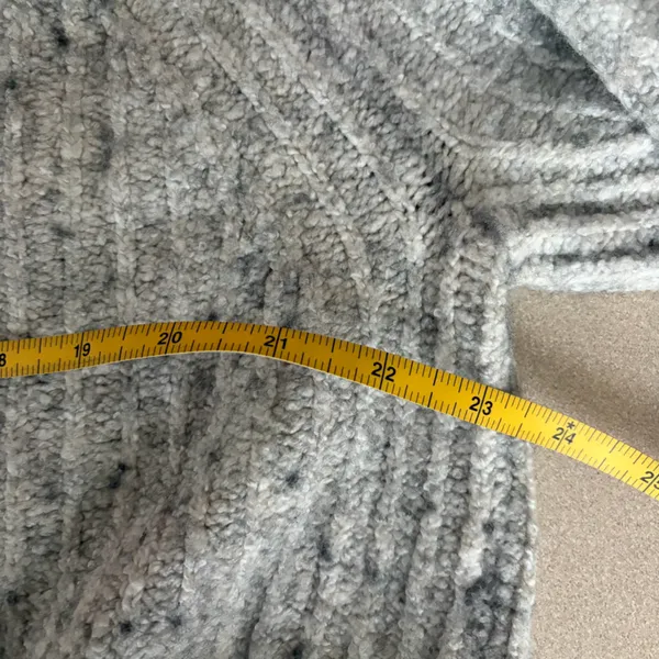 Madewell Light Gray‎ Cotton Blend Crew Neck Sweater Size Small EUC - Image 6