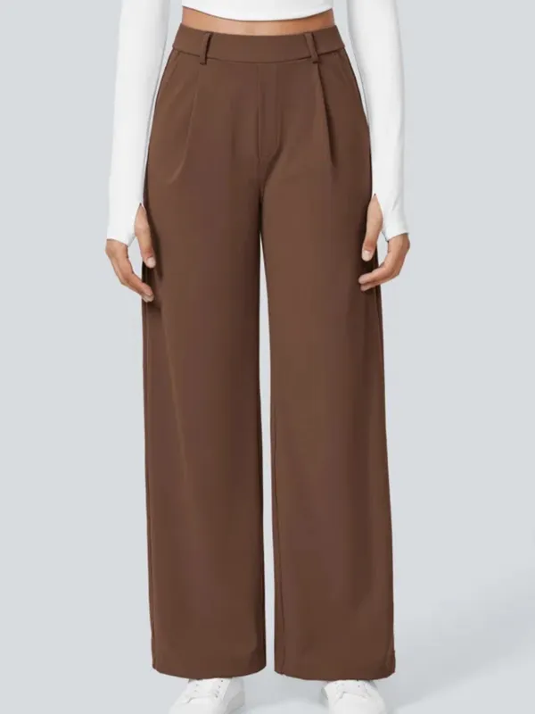 Halara Flex™ DayStretch High Waisted Pocket Straight Leg Work Pants Size Large - Image 7