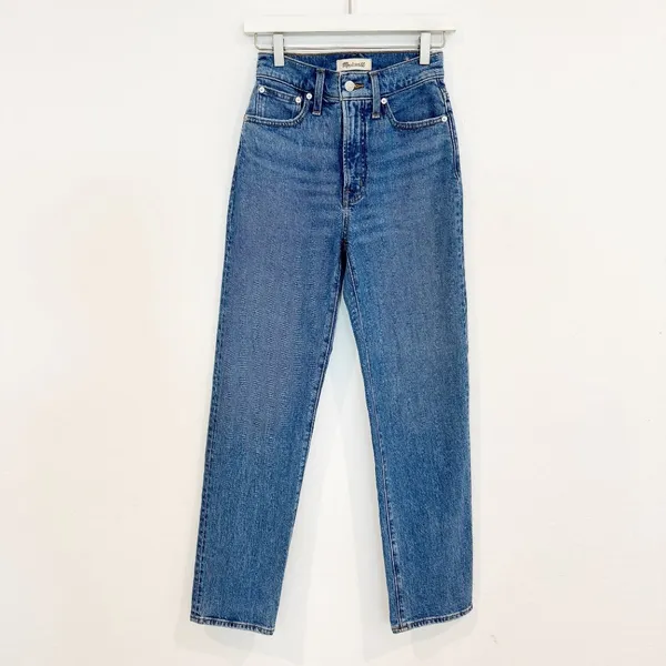Madewell Perfect Vintage Straight Jeans 23 Earlwood Quiet Luxury Cottagecore 90s - Image 3