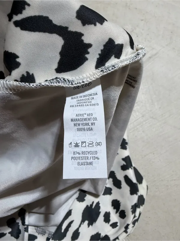 Aerie high cut cheeky Leopard Print Bikini Bottoms XL - Image 7