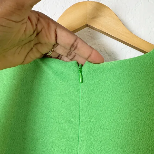 The Lorena Midi Dress in Bright Green - Image 8