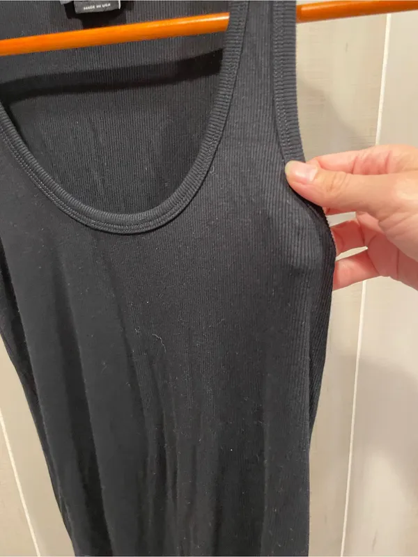 Cute soft ribbed black Hatch tank top maternity classic everyday - Image 7