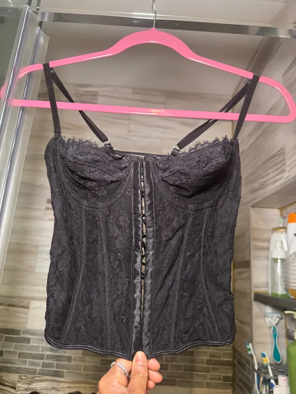 SheIn Black lace Corset - Image 2