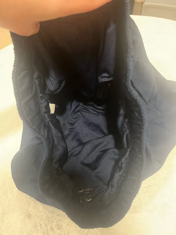 Athletic Works Large Navy Blue Running Shorts with Liner - Image 4