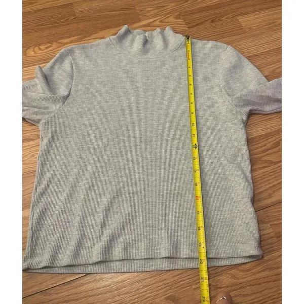American Eagle Mock Neck Long Sleeve Top Size XL - Image 4