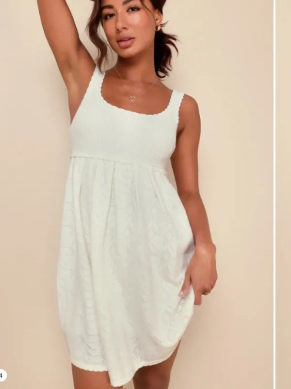 LULU's Bachelorette Engagement Bridal Shower Honeymoon Casual Mini Dress NWOT - Image 2