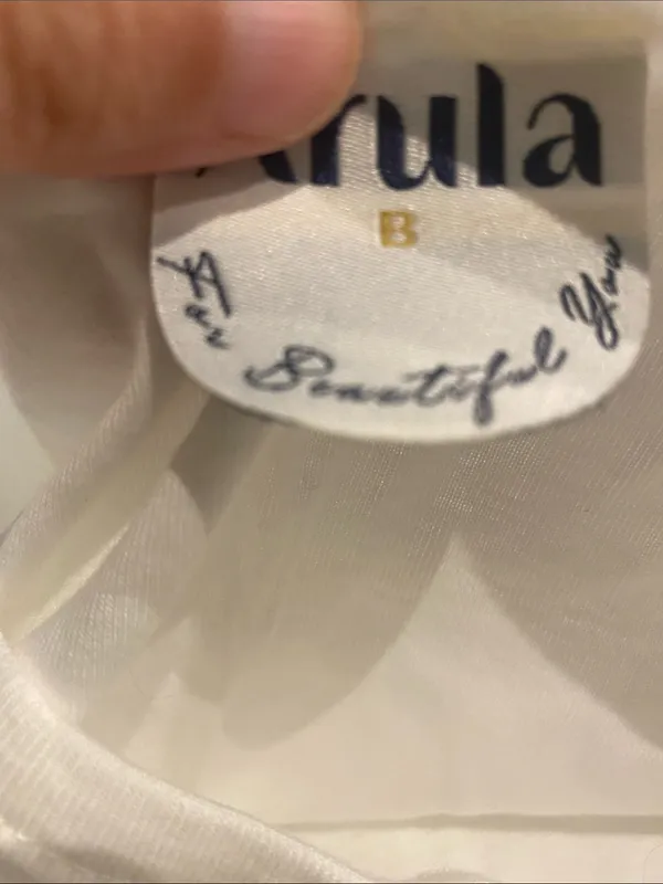 Arula Amsterdam Baby Graphic Tee NWT 2X White - Image 4